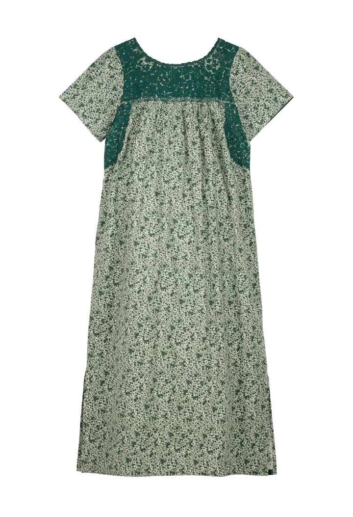 Liliana Floral Verde Midi Dress