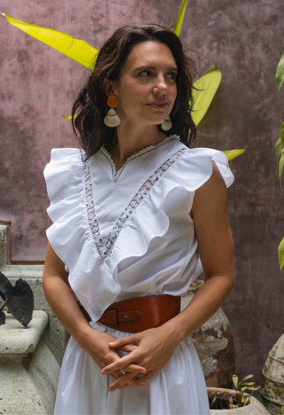 Valentina Blanca Blouse