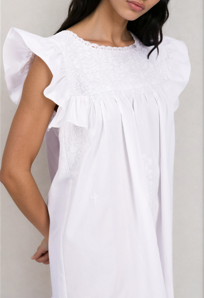 Soledad Short Dress Dress Soledad White Short Dress Soledad White Short Dress | Mi Golondrina