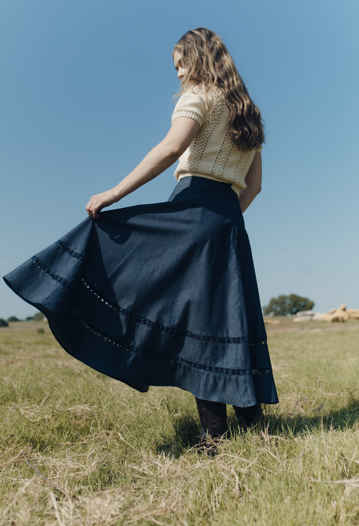 Lupita Denim Skirt