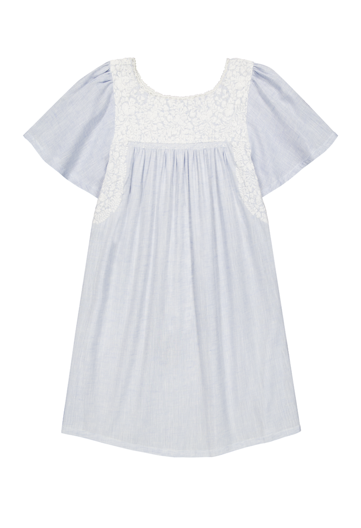 Julieta Short Dress Dress Julieta Light Blue Short Dress Julieta Light Blue Short Dress