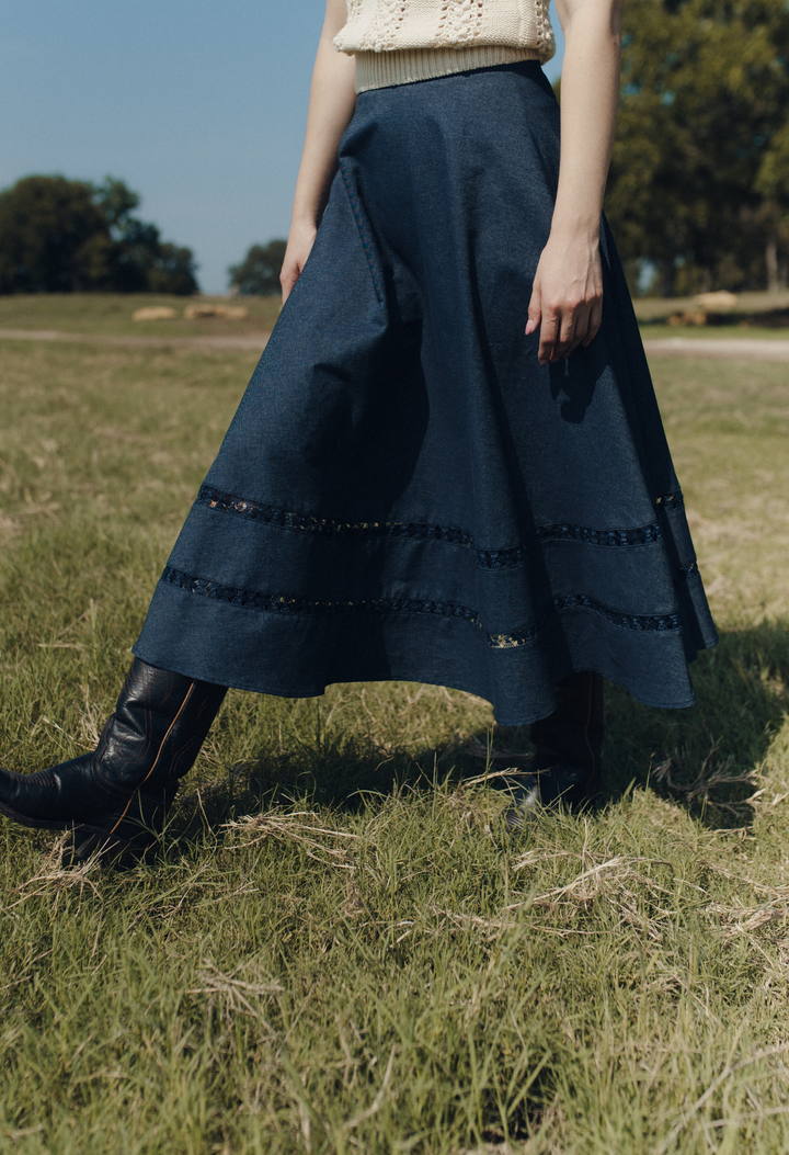 Lupita Denim Skirt