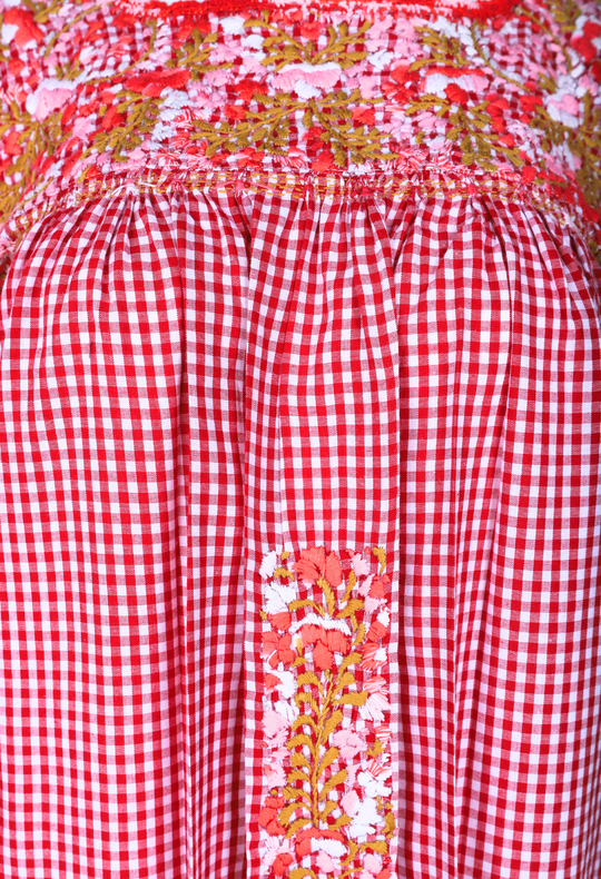 Liliana Rojo Gingham