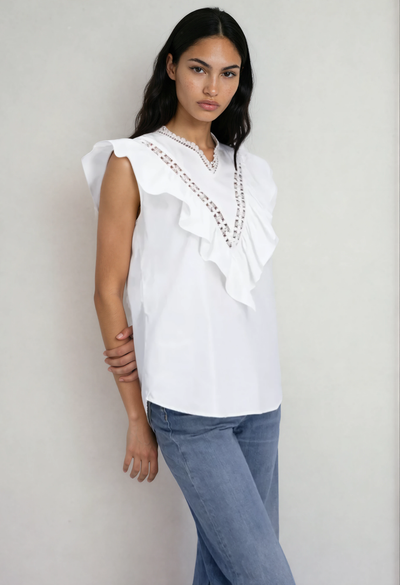 Valentina Blouse Blouse Valentina White Blouse Valentina White Blouse