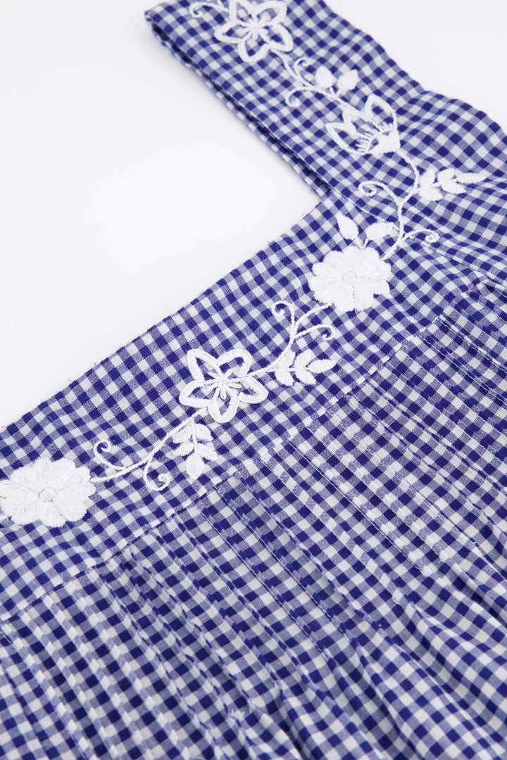 Mia Azul Gingham Short Dress