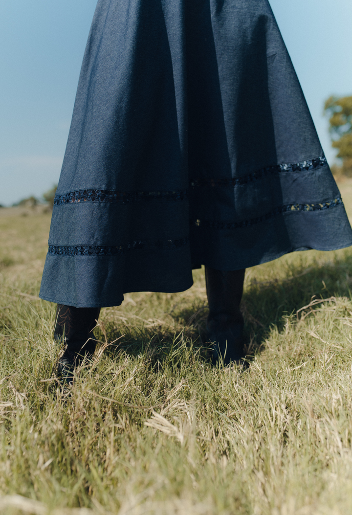 Lupita Denim Skirt