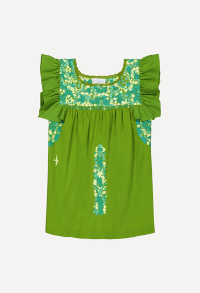 Soledad Blouse Blouse Soledad Lime and Jade Blouse Soledad Lime and Jade Blouse