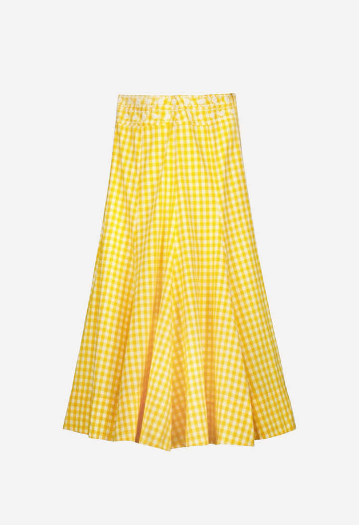 Claudia Skirt Skirt Claudia Yellow Gingham Skirt Claudia Yellow Gingham Skirt | Mi Golondrina
