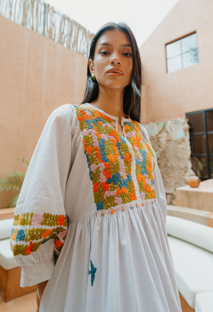 Violeta Long Dress Dress Violeta Wildflower Meadow Long Dress Violeta Wildflower Meadow Long Dress