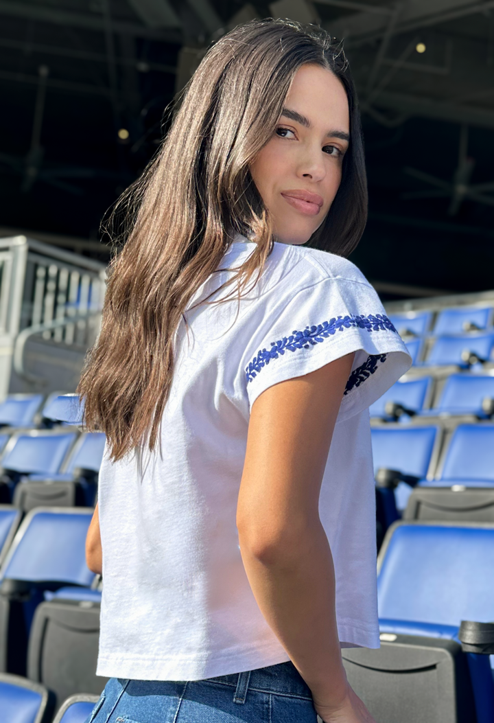 T-Shirt T-Shirt Blue Flores T-Shirt Blue Flores T-Shirt