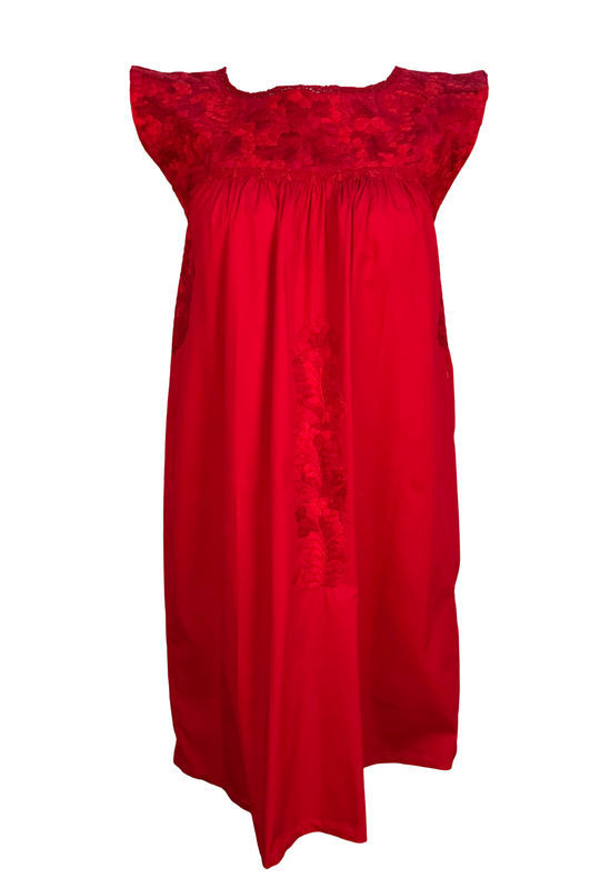 Rojo Tonal Short Dress