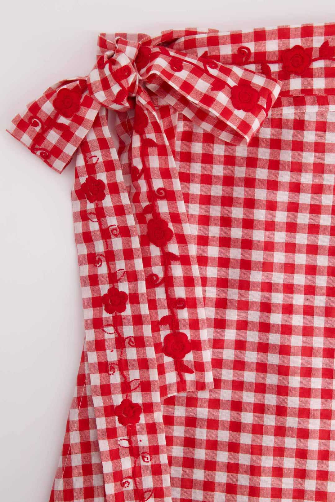 The Wrap Skirt Gingham Roja