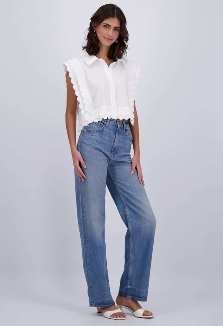 Nina Blouse Blouse Nina White Crochet Blouse Nina White Crochet Blouse