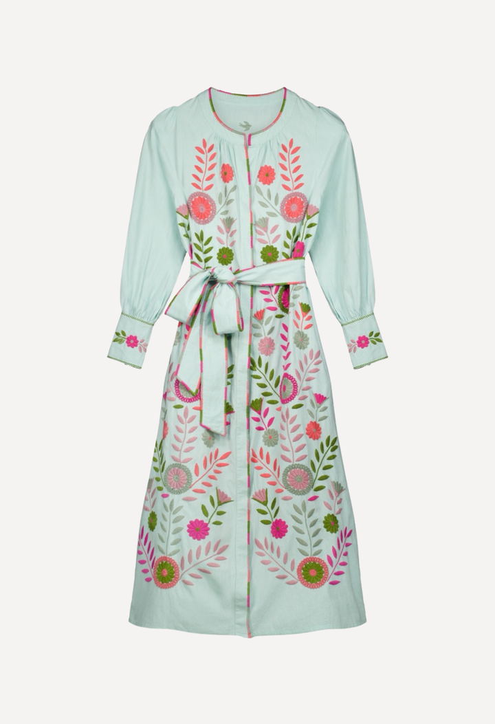 Martina Long Dress Dress Martina Teal Long Dress Martina Teal Long Dress | Mi Golondrina