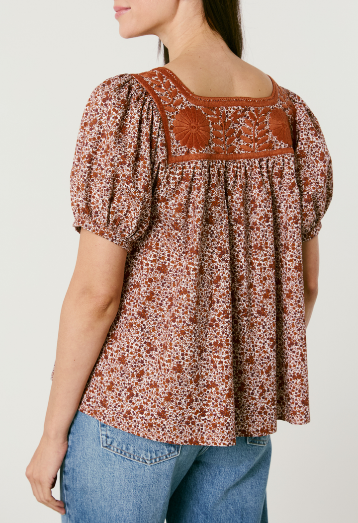 Maria Flores Naranjas Blouse