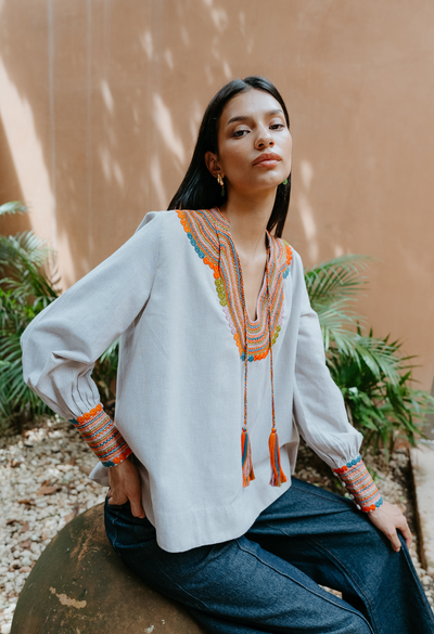 Beatriz Blouse Blouse Beatriz Wildflower Meadow Blouse Beatriz Wildflower Meadow Blouse