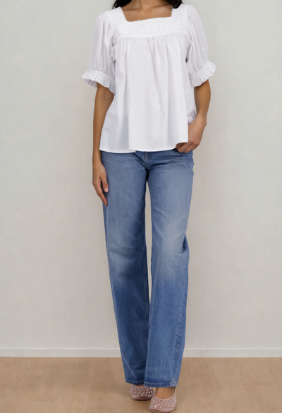 Maria Blouse Blouse Maria White Blouse Maria White Blouse