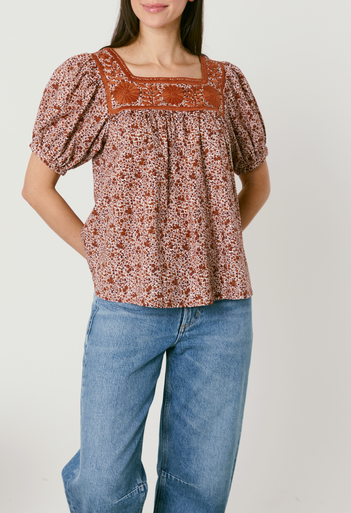 Maria Flores Naranjas Blouse