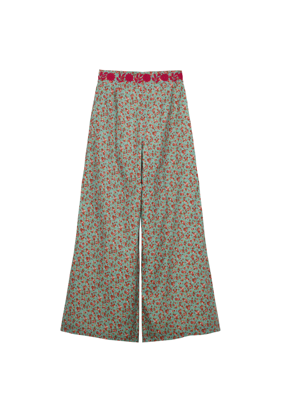 Clara Verde Floral Pant