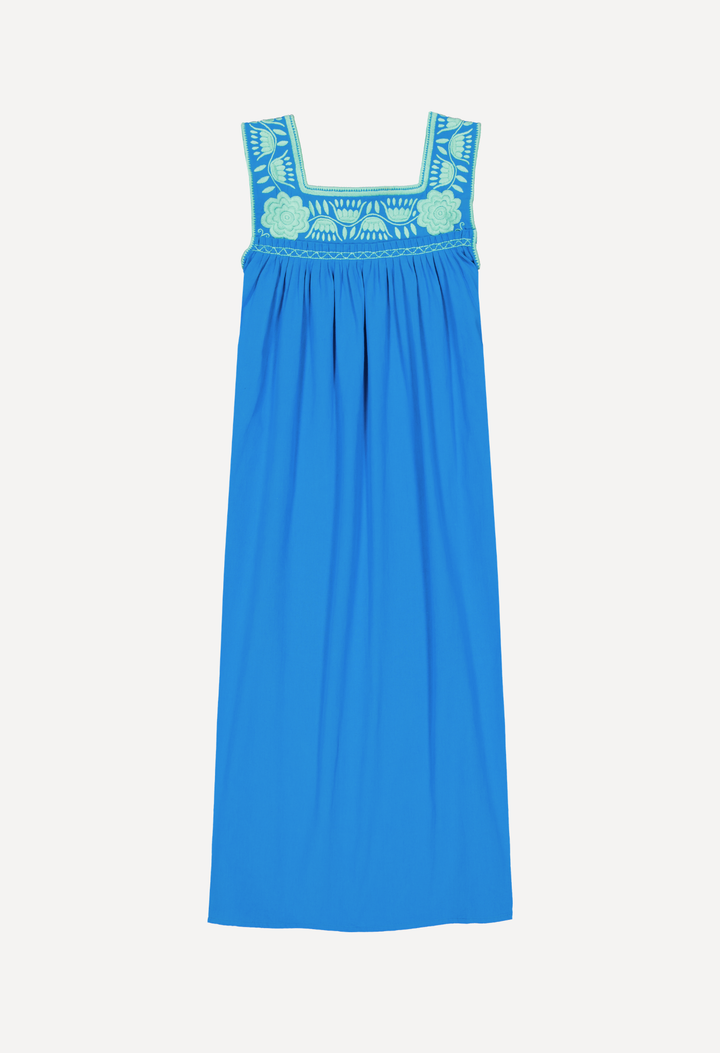 Dalia Midi Dress Dress Dalia Turquoise and Seafoam Midi Dress Dalia Turquoise and Seafoam Midi Dress