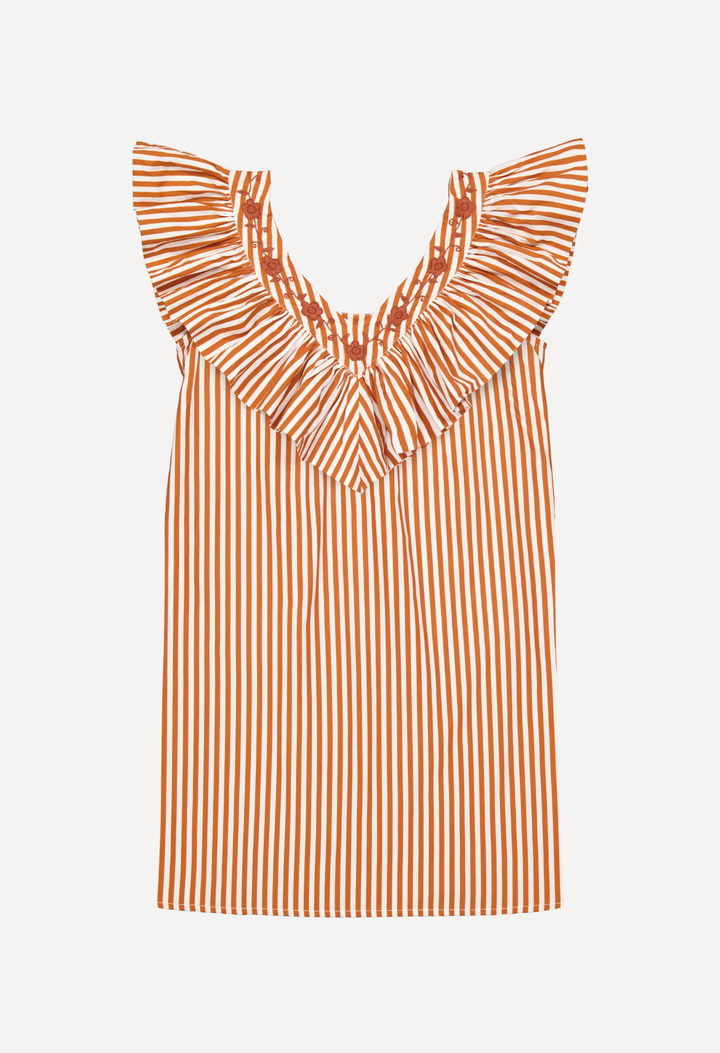 Andrea Short Dress Dress Andrea Burnt Orange Short Dress Andrea Burnt Orange Short Dress