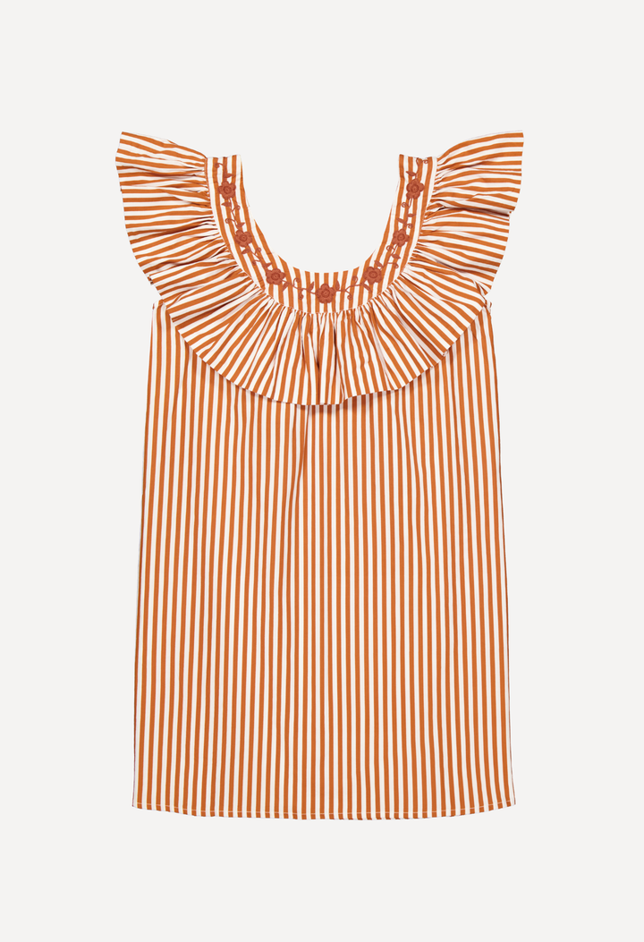 Andrea Short Dress Dress Andrea Burnt Orange Short Dress Andrea Burnt Orange Short Dress