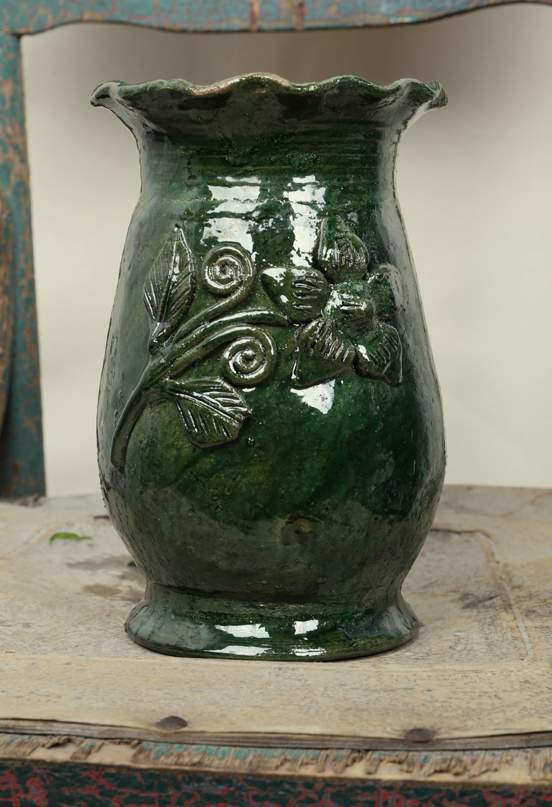 Ceramico Verde Vase