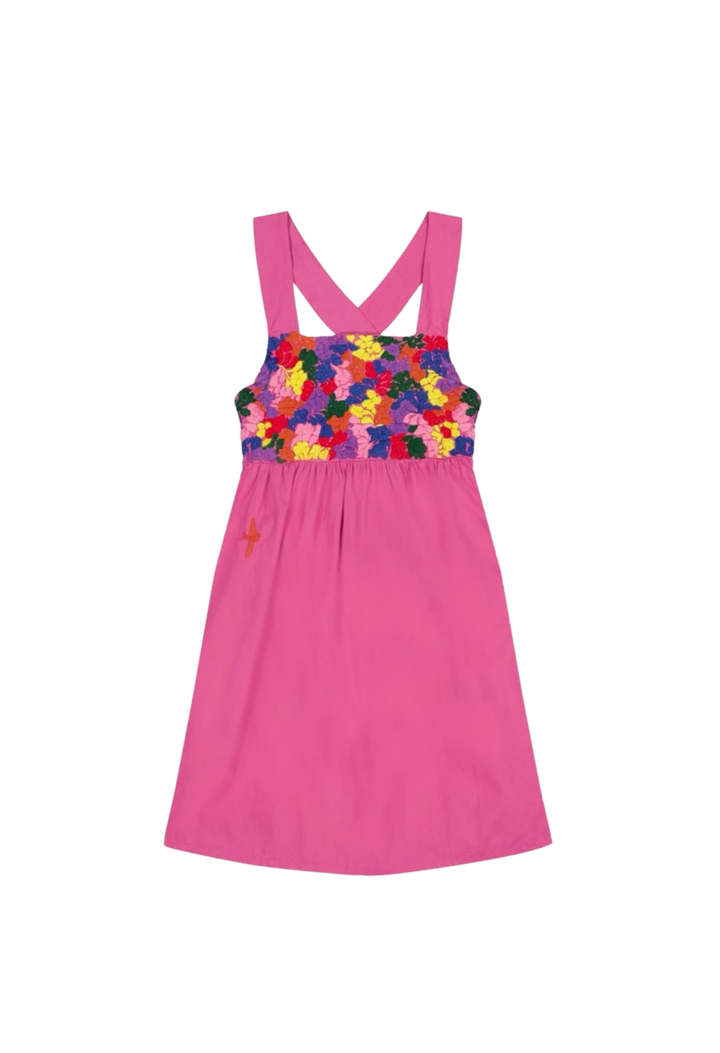 Chela Girl's Dress Childrens Chela Hot Pink Fiesta Dress Chela Hot Pink Fiesta Dress
