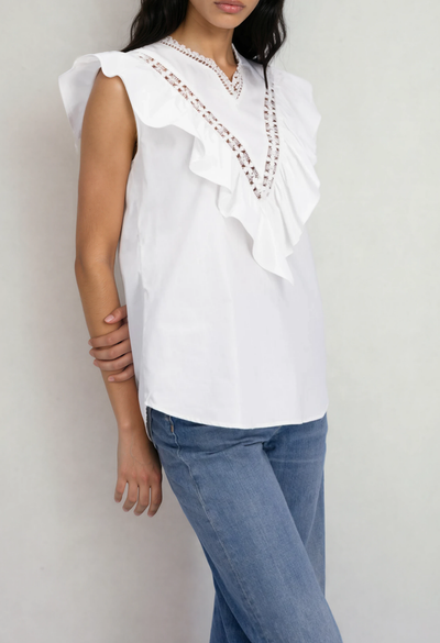 Valentina Blouse Blouse Valentina White Blouse Valentina White Blouse