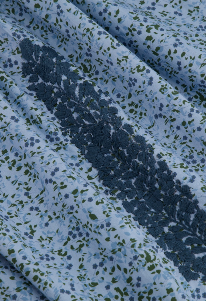 Leona Azul Floral Midi Dress