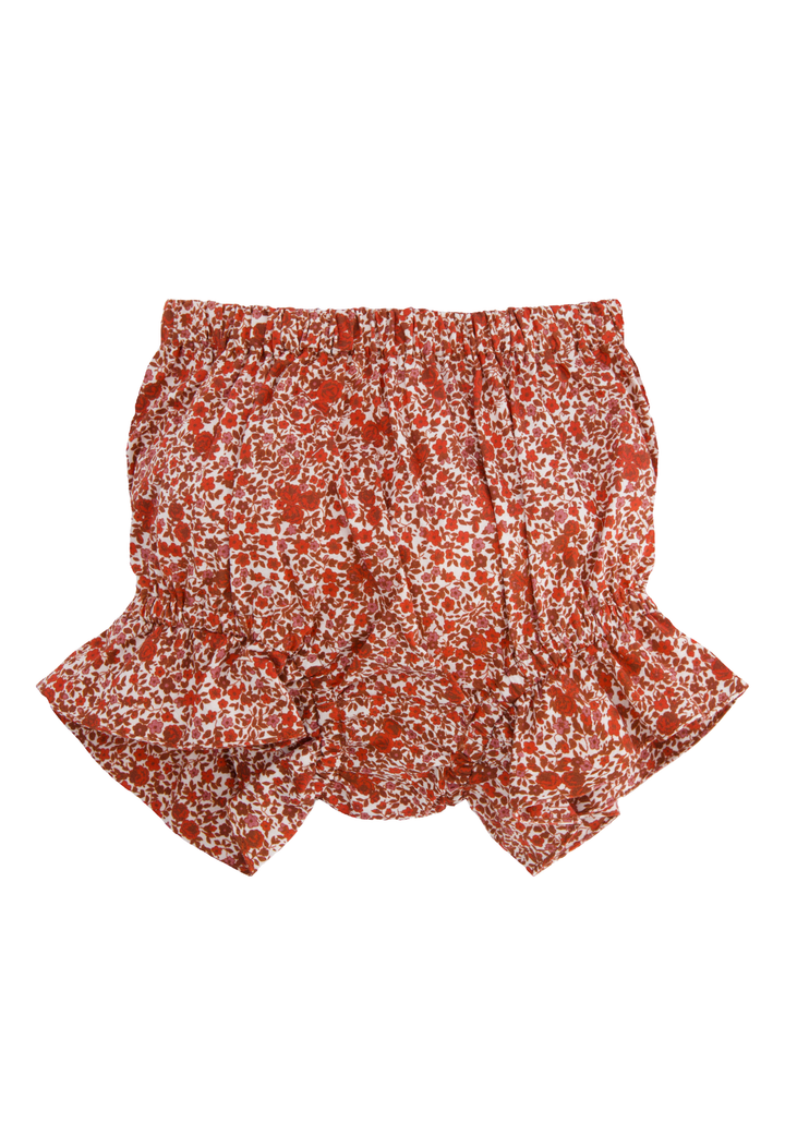 Ines Floral Rojo Girl's Dress