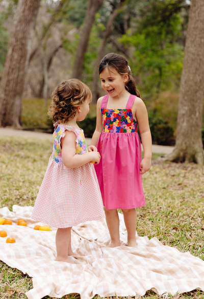 Chela Girl's Dress Childrens Chela Hot Pink Fiesta Dress Chela Hot Pink Fiesta Dress