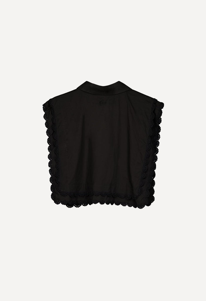 Nina Blouse Blouse Nina Black Crochet Blouse Nina Blouse | Hand-Crochet Detail | Mi Golondrina