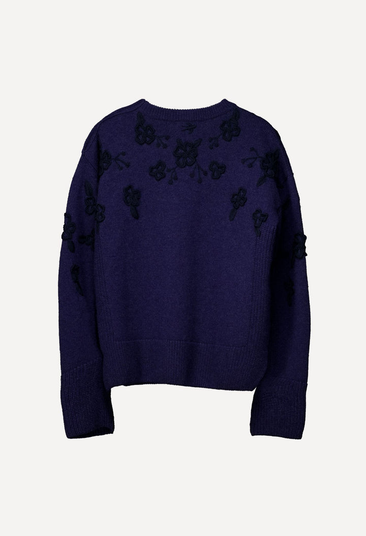 Sweater Sweater Navy Floral Crewneck Sweater Navy Floral Crewneck Sweater