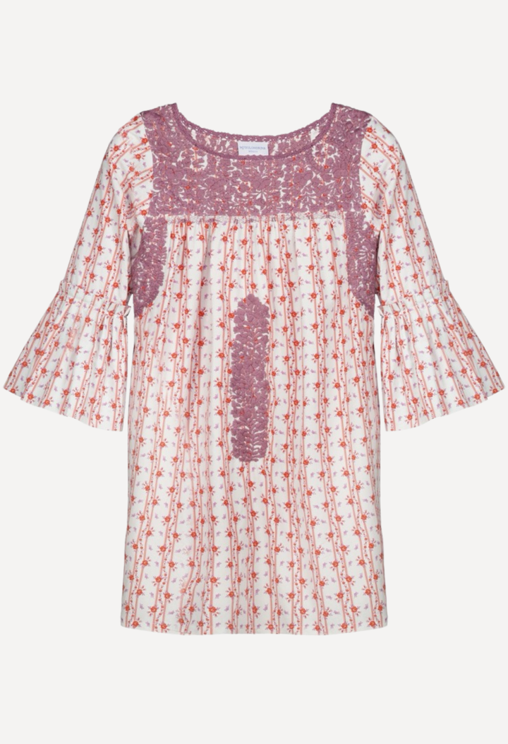 Leona Short Dress Dress Leona Red Floral Short Dress Leona Red Floral Short Dress | Mi Golondrina