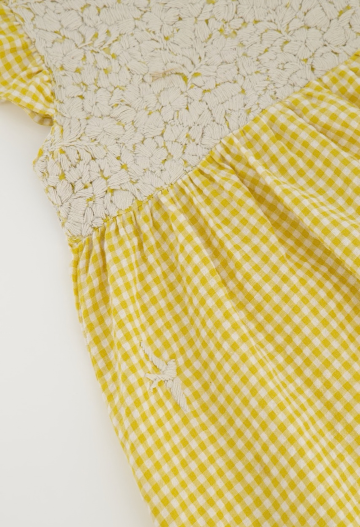 Lolita Girls Dress Childrens Lolita Amarillo Gingham Girl's Dress Lolita Amarillo Gingham Girl's Dress