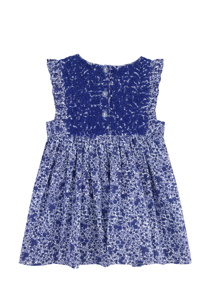 Ines Floral Azul Girl's Dress