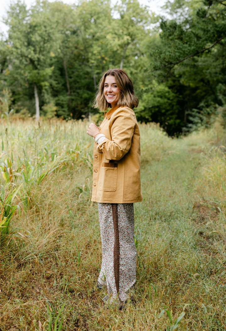 Paola Café Floral Pant