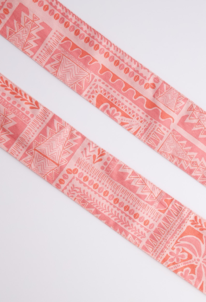 Leona Midi Dress Dress Leona Coral Block Print Midi Dress Leona Coral Block Print Midi Dress