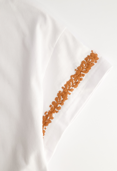 T-Shirt T-Shirt Burnt Orange Flores T-Shirt Burnt Orange Flores T-Shirt