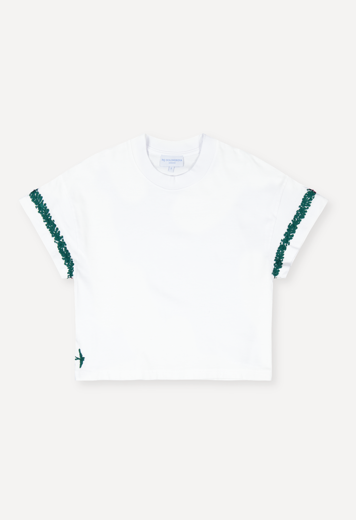 T-Shirt T-Shirt Green Flores T-Shirt Green Flores T-Shirt