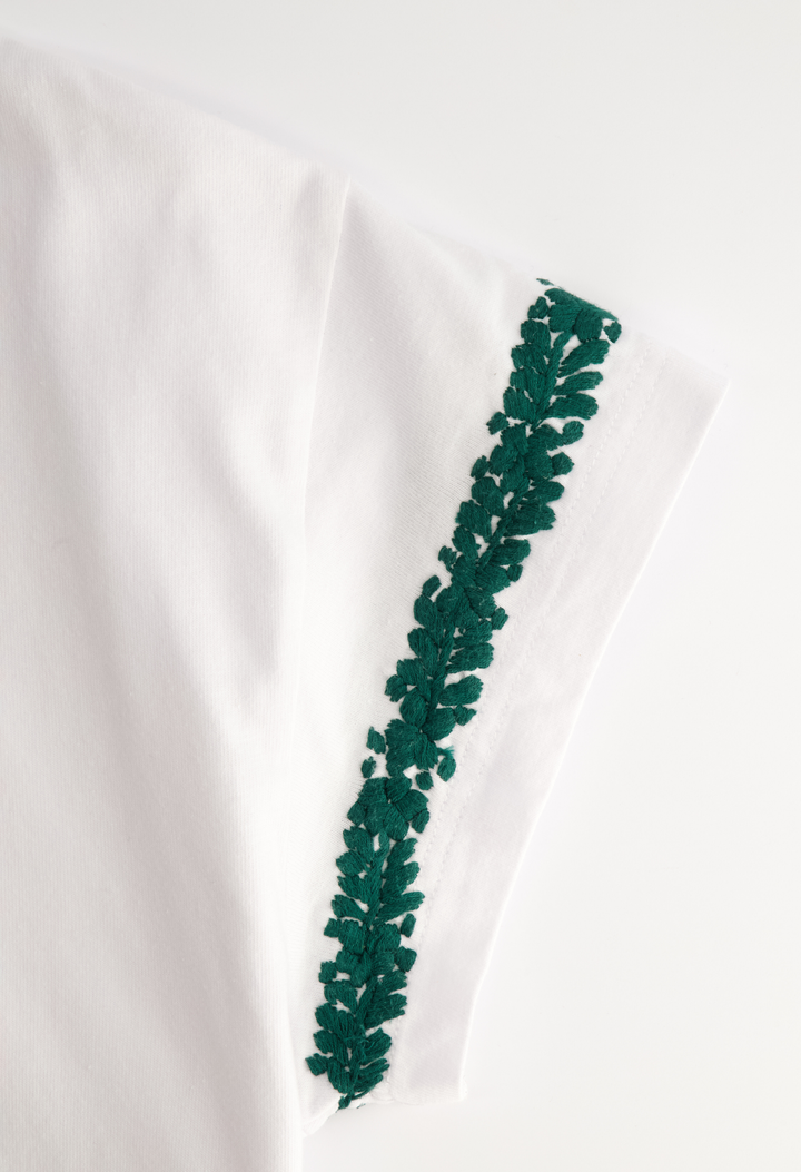 T-Shirt T-Shirt Green Flores T-Shirt Green Flores T-Shirt