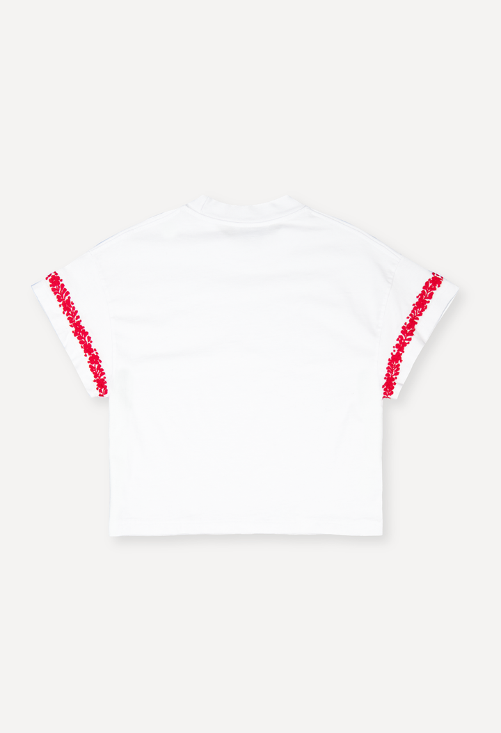 T-Shirt T-Shirt Red Flores T-Shirt Red Flores T-Shirt