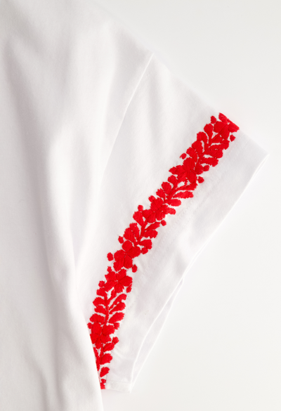 T-Shirt T-Shirt Red Flores T-Shirt Red Flores T-Shirt