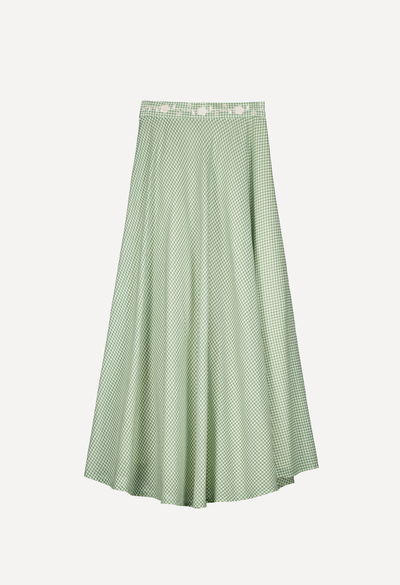 Lupita Falda Skirt Lupita Verde Gingham Skirt Lupita Verde Gingham Skirt | Mi Golondrina