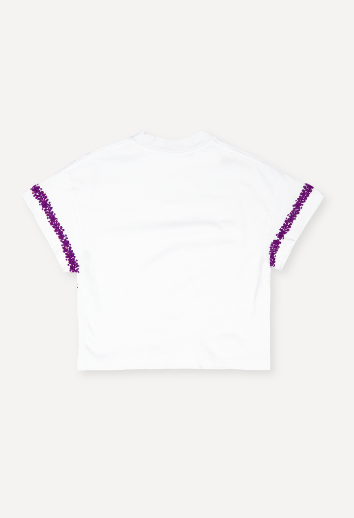 T-Shirt T-Shirt Purple Flores T-Shirt Purple Flores T-Shirt