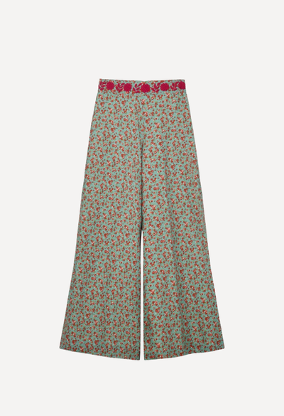 Clara Pants Pants Clara Verde Floral Pants Clara Verde Floral Pant | Mi Golondrina