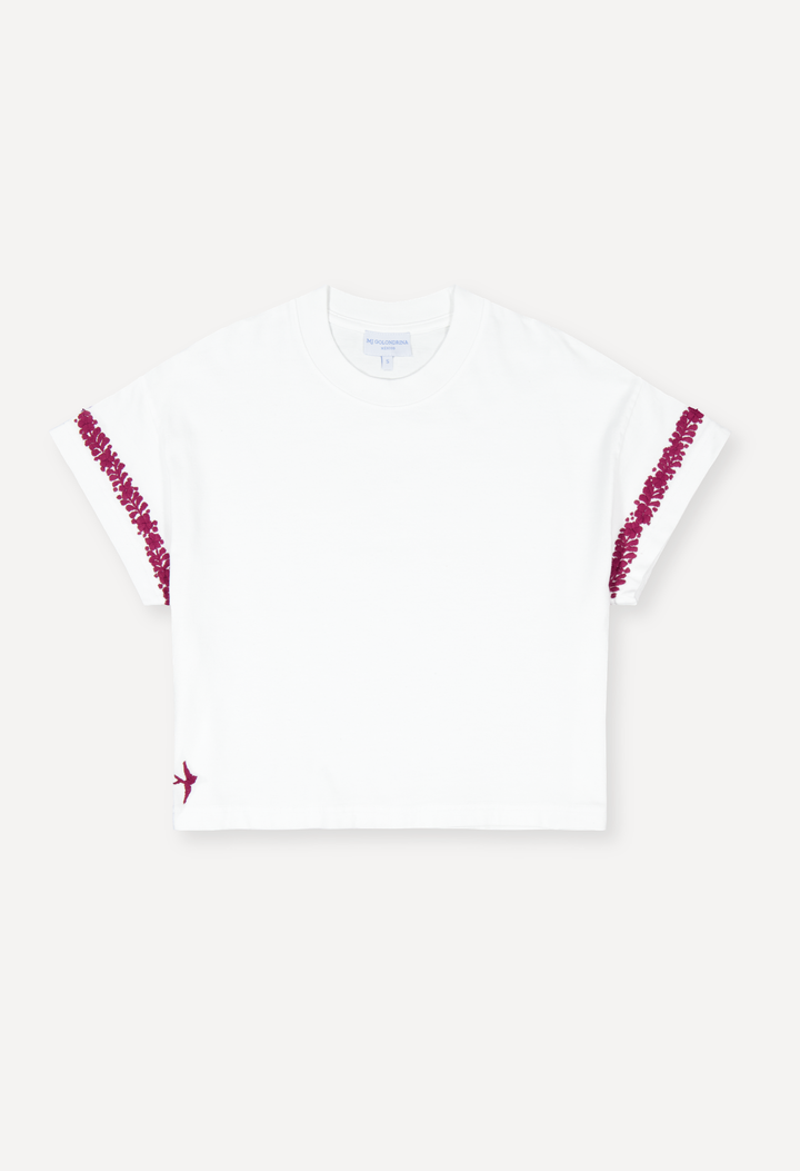 T-Shirt T-Shirt Maroon Flores T-Shirt Maroon Flores T-Shirt