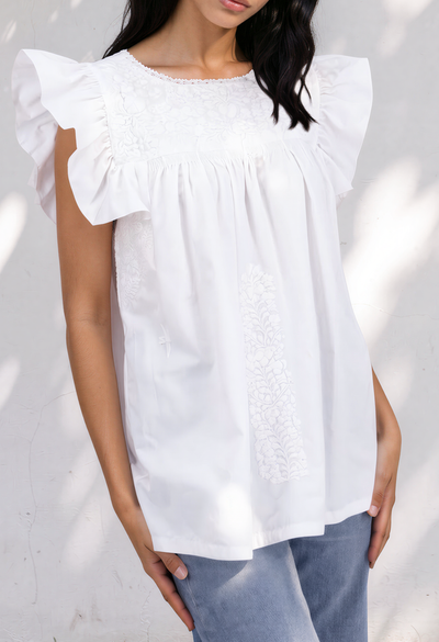 Soledad Blouse Blouse Soledad White Blouse Soledad White Blouse | Mi Golondrina
