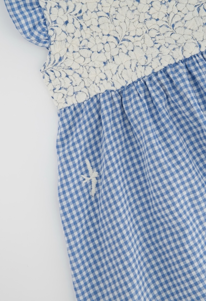 Lolita Girls Dress Childrens Lolita Blue Gingham Girl's Dress Lolita Blue Gingham Girl's Dress